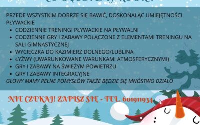 ZIMOWY OBÓZ PŁYWACKI – PUŁAWY 2024
