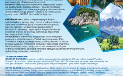 OBÓZ REKREACYJNO – SPORTOWY, CHORWACJA – AUSTRIA 2026